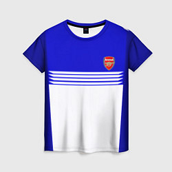 Женская футболка Arsenal fc sport geometry