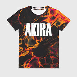 Футболка женская Akira red lava, цвет: 3D-принт