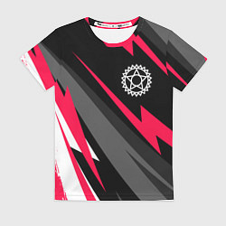 Футболка женская Black Butler electro lines, цвет: 3D-принт