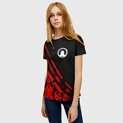 Футболка женская Great Wall sport grunge, цвет: 3D-принт — фото 2