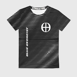 Футболка женская Blue Exorcist metal anime lines, цвет: 3D-принт