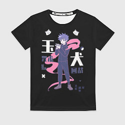 Футболка женская Мэгуми: Jujutsu Kaisen, цвет: 3D-принт