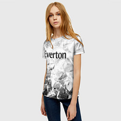 Футболка женская Everton white graphite, цвет: 3D-принт — фото 2