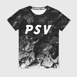Футболка женская PSV black graphite, цвет: 3D-принт