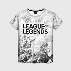 Женская футболка League of Legends white graphite