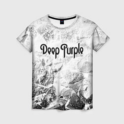 Футболка женская Deep Purple white graphite, цвет: 3D-принт