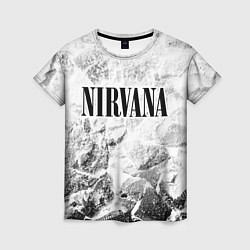 Футболка женская Nirvana white graphite, цвет: 3D-принт