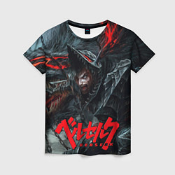 Футболка женская Berserk - Gats and wolf, цвет: 3D-принт