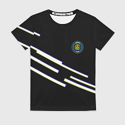 Футболка женская Inter line fc, цвет: 3D-принт