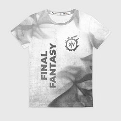 Футболка женская Final Fantasy - white gradient вертикально, цвет: 3D-принт