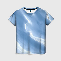 Женская футболка Снежный покров