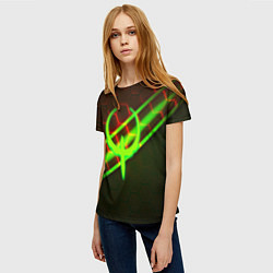 Футболка женская Квейк броня палача, цвет: 3D-принт — фото 2