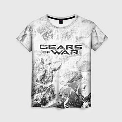 Футболка женская Gears of War white graphite, цвет: 3D-принт