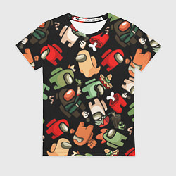 Футболка женская Персонажи Among us, цвет: 3D-принт