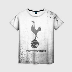 Футболка женская Tottenham - white gradient, цвет: 3D-принт