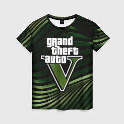 Женская футболка Grand Theft Auto V - logo