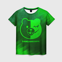 Футболка женская Danganronpa - green gradient, цвет: 3D-принт