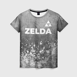 Футболка женская Zelda - grey gradient посередине, цвет: 3D-принт