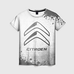 Футболка женская Citroen - white gradient, цвет: 3D-принт