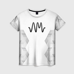 Футболка женская Arctic Monkeys white poly, цвет: 3D-принт