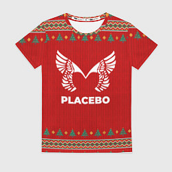 Футболка женская Placebo new year, цвет: 3D-принт
