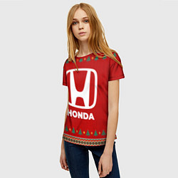 Футболка женская Honda new year, цвет: 3D-принт — фото 2