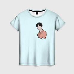 Футболка женская Безликий айдол, цвет: 3D-принт