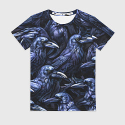 Женская футболка Черные вороны