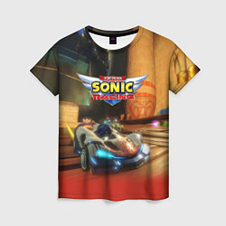 Футболка женская Team Sonic racing - video game, цвет: 3D-принт