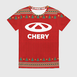 Футболка женская Chery new year, цвет: 3D-принт