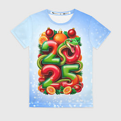 Женская футболка Змеи к нам приходят 2025