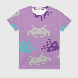 Женская футболка Пиксели