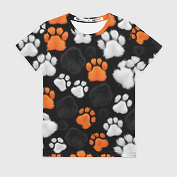 Женская футболка Мохнатые лапки