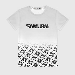 Футболка женская Samurai logo japan, цвет: 3D-принт