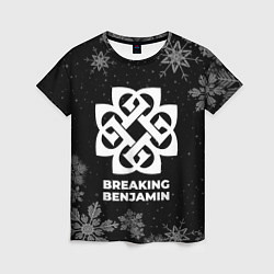 Футболка женская Снежный Breaking Benjamin, цвет: 3D-принт