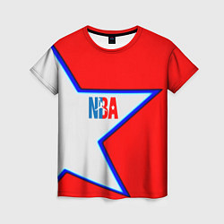 Футболка женская NBA star, цвет: 3D-принт