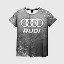 Футболка женская Audi - grey gradient, цвет: 3D-принт