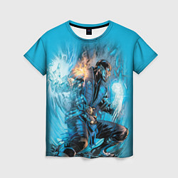 Футболка женская Mortal Kombat - Sub-Zero, цвет: 3D-принт