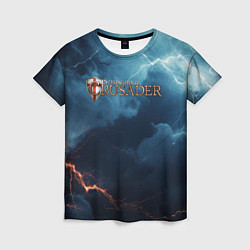 Футболка женская Stronghold сrusader крестоносец бури, цвет: 3D-принт