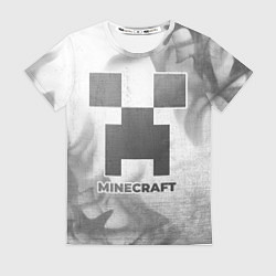 Футболка женская Minecraft - white gradient, цвет: 3D-принт