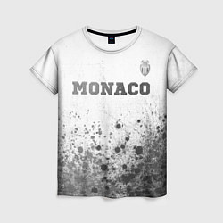 Футболка женская Monaco - white gradient посередине, цвет: 3D-принт