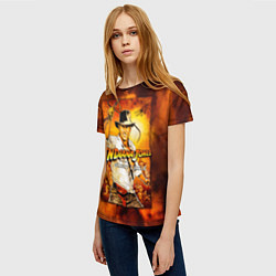 Футболка женская Indiana Jones and the Great Circle, цвет: 3D-принт — фото 2