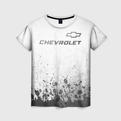 Футболка женская Chevrolet - white gradient посередине, цвет: 3D-принт