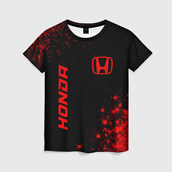 Футболка женская Honda - red gradient вертикально, цвет: 3D-принт