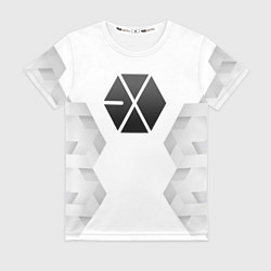 Футболка женская Exo white poly, цвет: 3D-принт