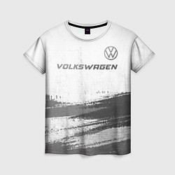 Футболка женская Volkswagen - white gradient посередине, цвет: 3D-принт