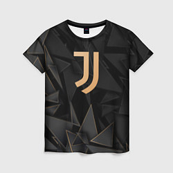 Футболка женская Juventus golden poly, цвет: 3D-принт