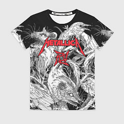 Футболка женская Metallica - rats and crows, цвет: 3D-принт