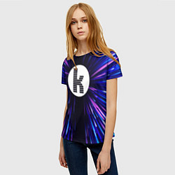 Футболка женская The Killers neon energy, цвет: 3D-принт — фото 2