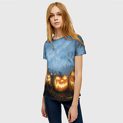 Футболка женская Костюмы для halloween, цвет: 3D-принт — фото 2